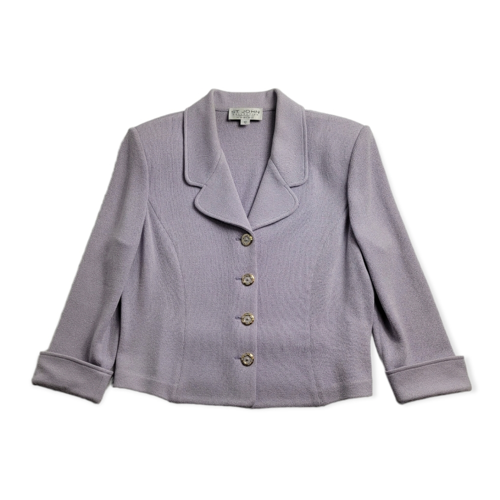 St. John Collection Lavender Blazer